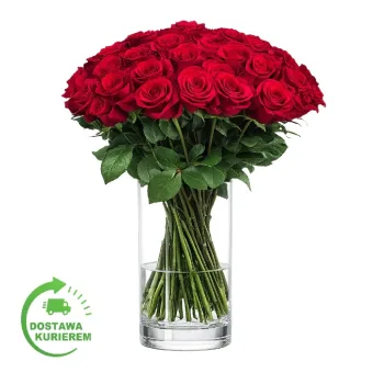 Bouquet of 40 Red Roses