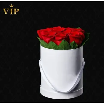 Flowerbox 12 Czerwonych Róż
