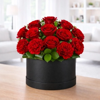 Flowerbox Róże i Goździki