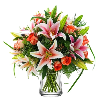 Bukiet Róż i Lilii