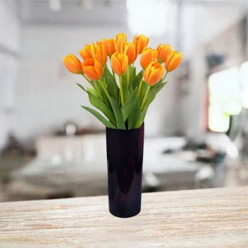 15 pomarańczowych tulipanów