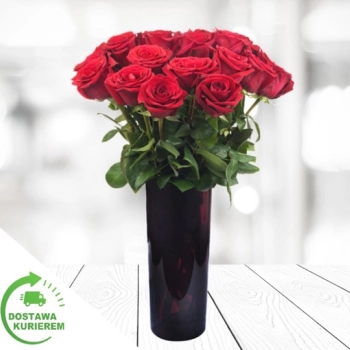 Bukiet 11 czerwonych róż