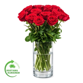 Bukiet 11 czerwonych róż