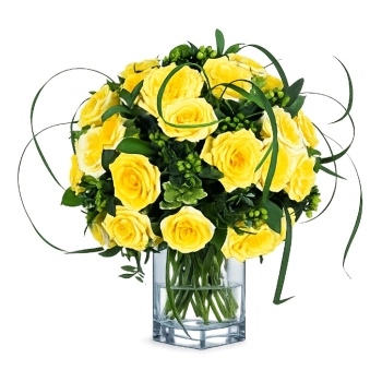 Bukiet Żółtych Róż