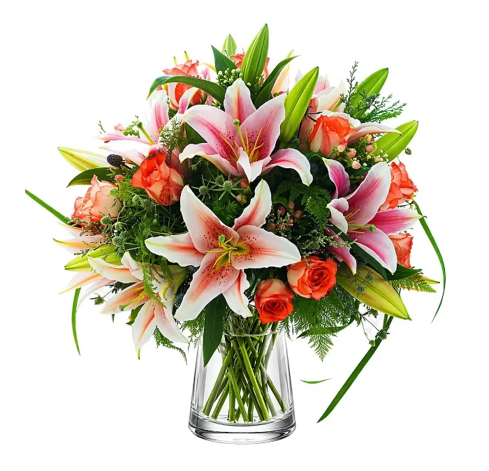 Bukiet Róż i Lilii