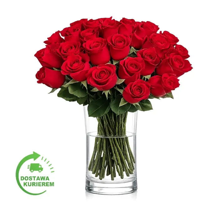 Bukiet 30 czerwonych róż
