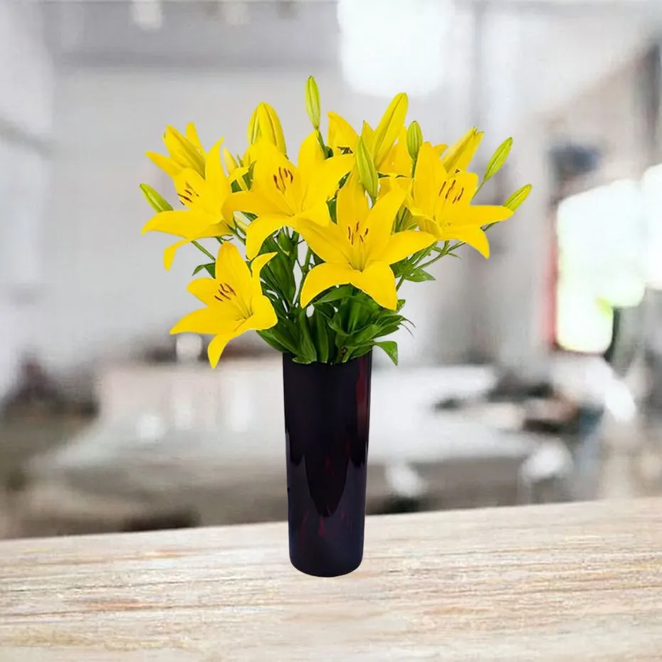 Żółte lilie - 15 szt.