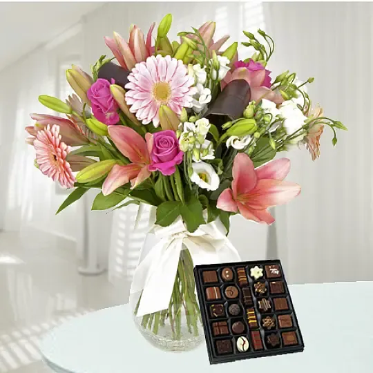 Słodki Rumieniec z Czekoladkami