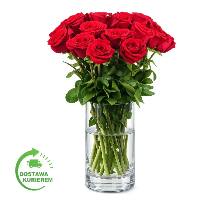 Bukiet 11 czerwonych róż