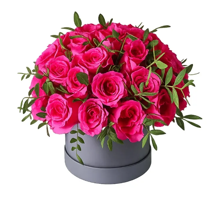 Flowerbox Roses Pink