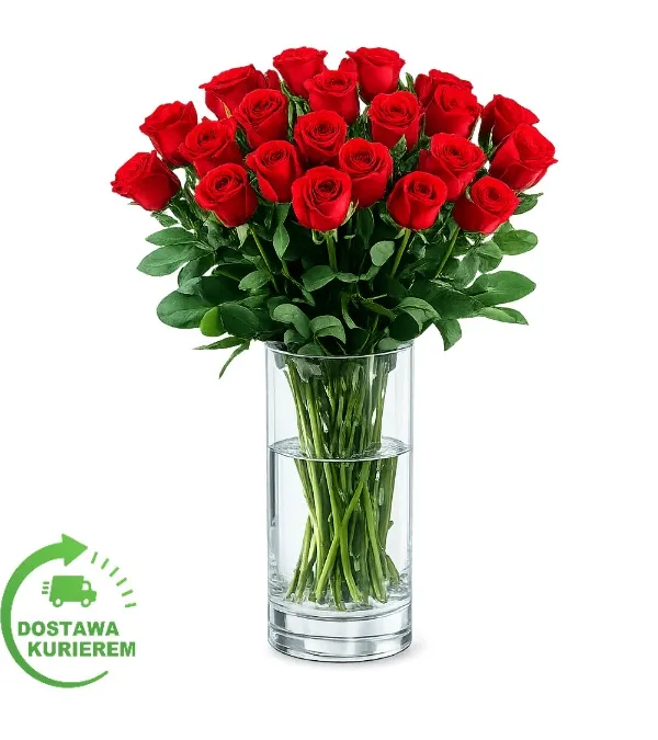 Produkt Bukiet 20 czerwonych róż Zdjęcie