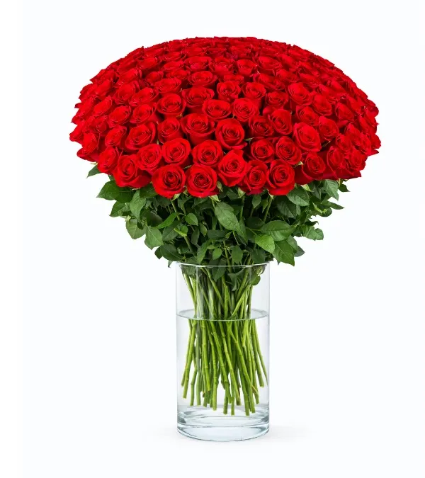 Produkt 100 Czerwonych Róż Zdjęcie