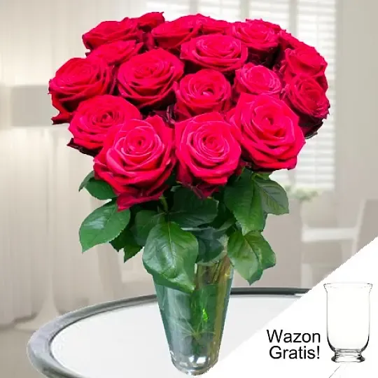Produkt 20 Różowych Róż - Niemcy Zdjęcie