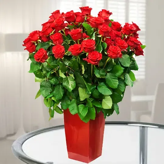 Produkt 60 Czerwonych Róż Zdjęcie