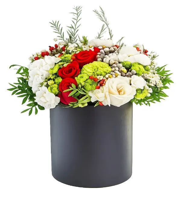 Produkt Flowerbox Róże i Eustomy Zdjęcie