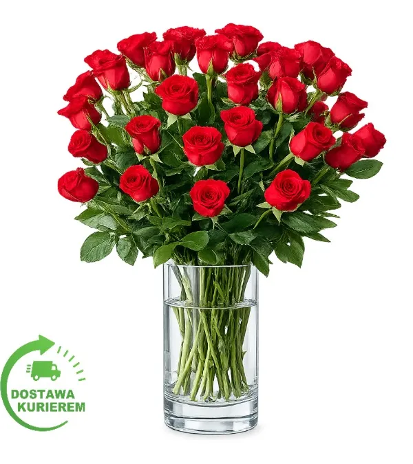 Produkt Bukiet 25 czerwonych róż Zdjęcie