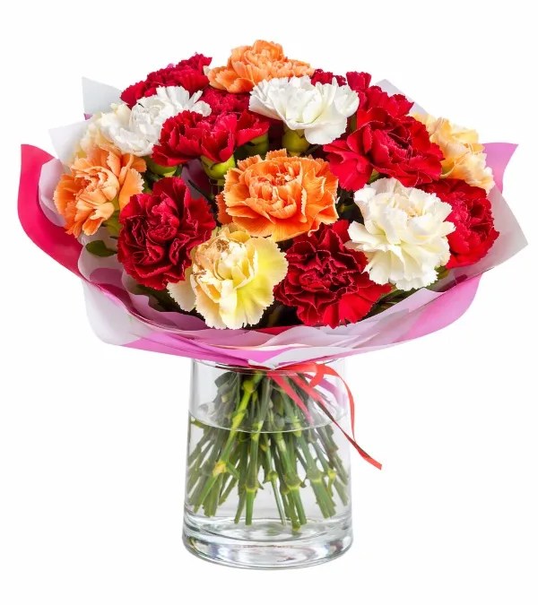 Produkt Kolorowe goździki Zdjęcie