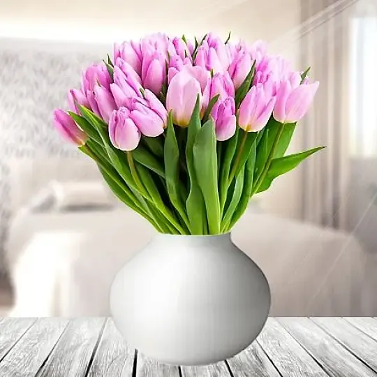 Produkt 30 różowych tulipanów Zdjęcie