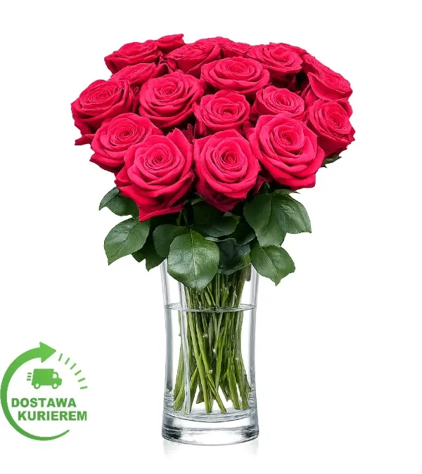 Produkt Bukiet 20 różowych róż Zdjęcie