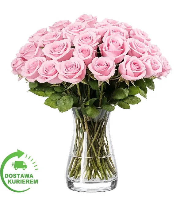 Produkt Bukiet 30 różowych róż Zdjęcie