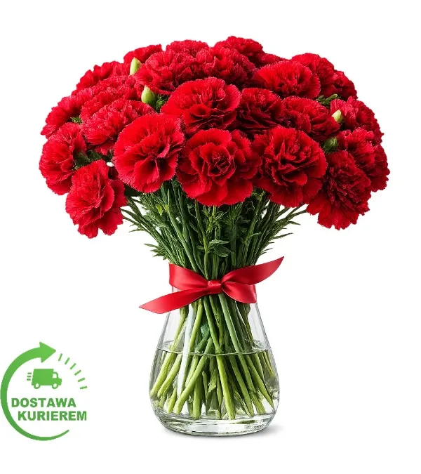 Produkt Bukiet 25 czerwonych goździków Zdjęcie