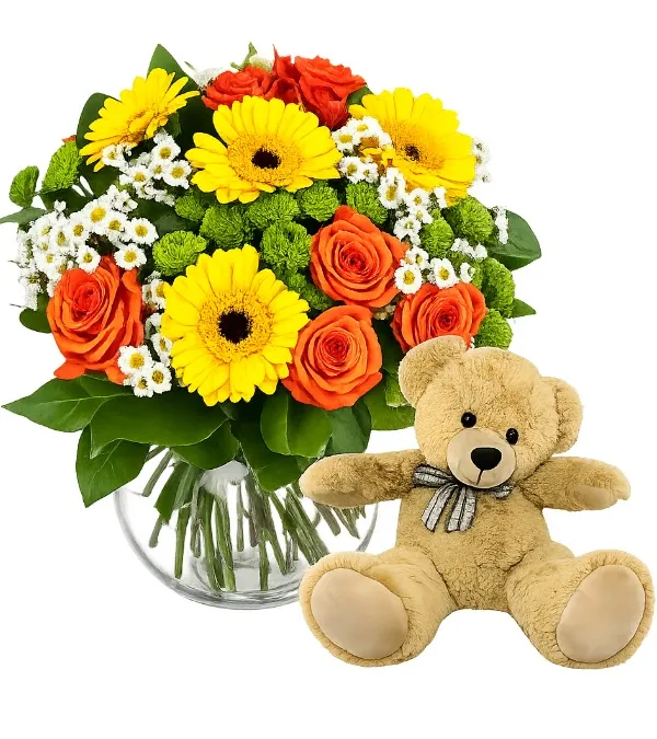 Product Summer love with a big teddy bear Image