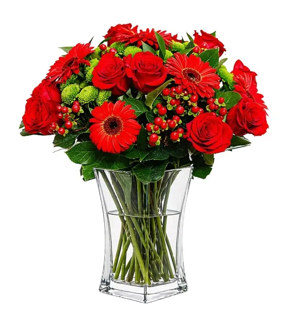 Produkt Czerwone Róże i Gerbery Zdjęcie