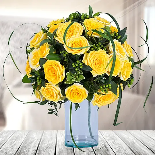 Produkt Bukiet Żółtych Róż Zdjęcie