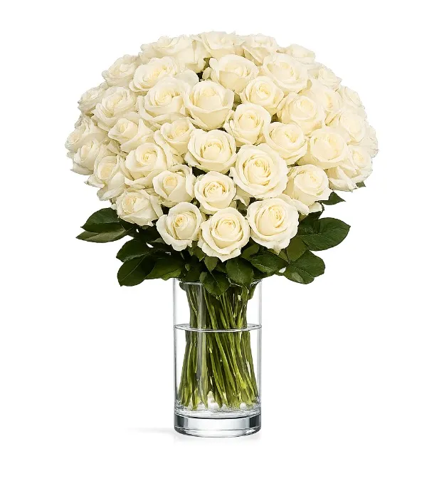 Produkt 35 Białych Róż Zdjęcie