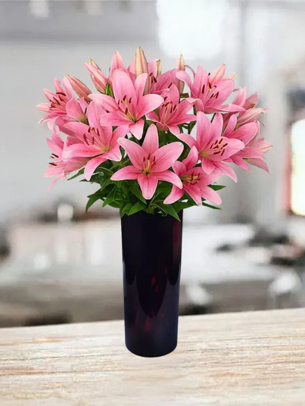 Produkt Różowe lilie - 21 szt. Zdjęcie