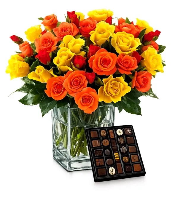 Product Rose Delight with Chocolates Image
