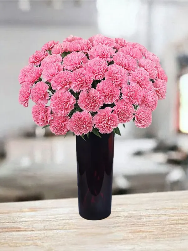 Produkt 50 różowych goździków Zdjęcie