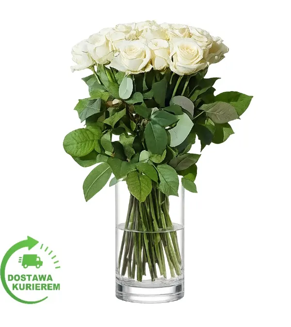 Produkt Bukiet 11 białych róż Zdjęcie