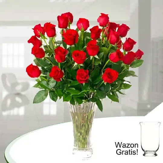 Produkt 30 Czerwonych Róż - Niemcy Zdjęcie