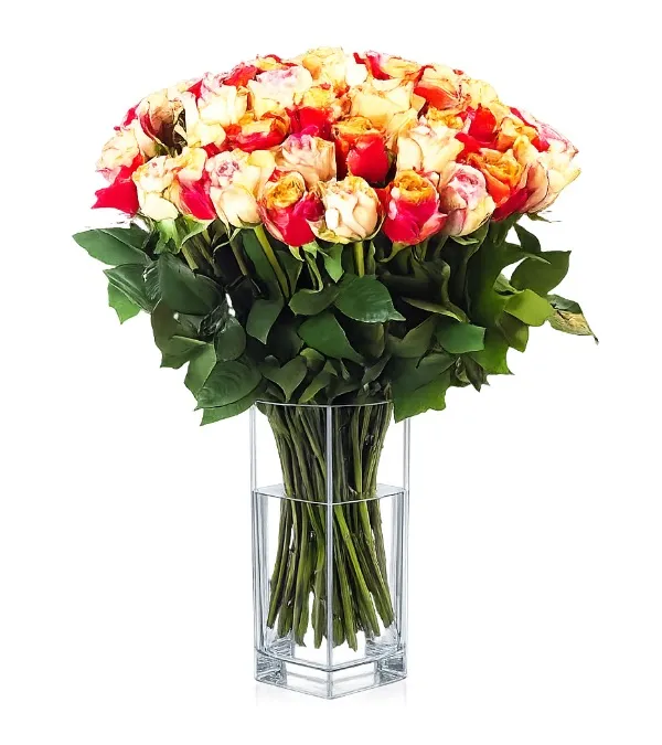 Produkt 35 Kremowych i Herbacianych Róż Zdjęcie