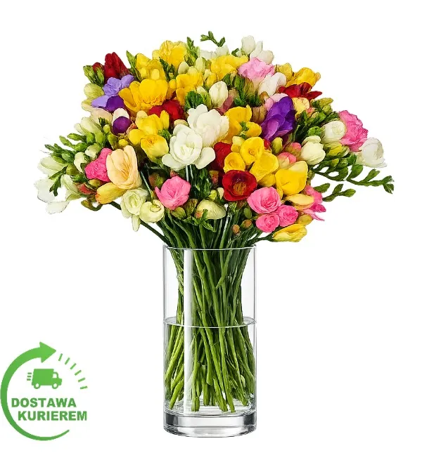 Produkt Bukiet 50 kolorowych frezji Zdjęcie