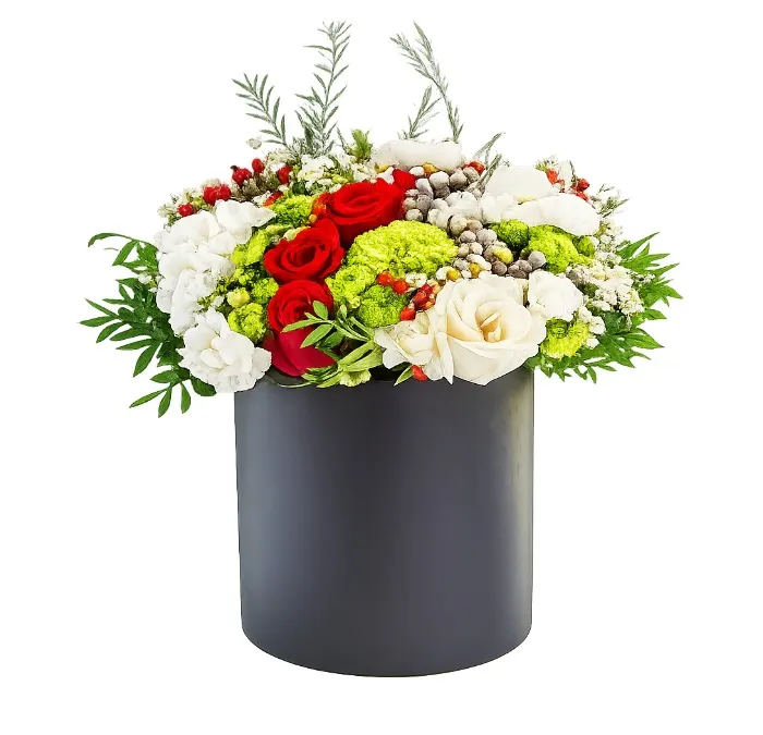 Flowerbox Róże i Eustomy
