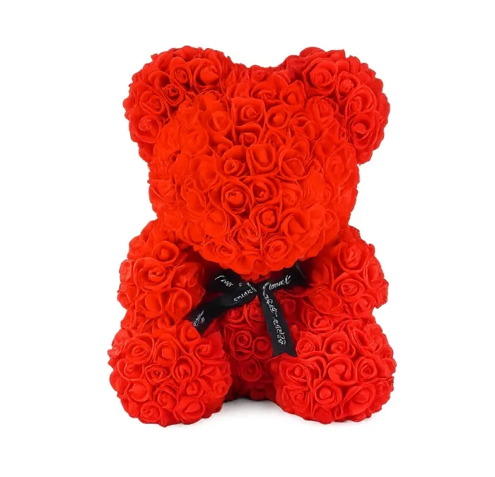 „Miś z Róż – Czerwona Miłość” - 40cm