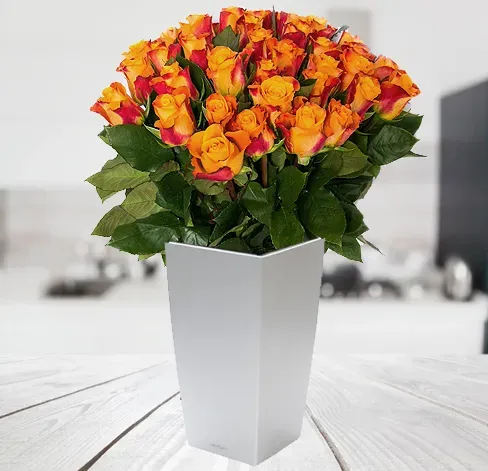 30 Orange Roses to Germany