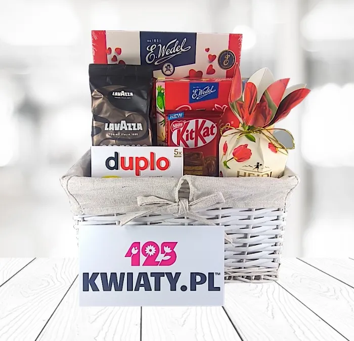 Kosz Prezentowy „Kawa i Słodka Chwila”