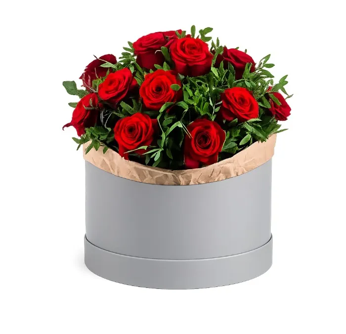 Flowerbox 15 Czerwonych Róż