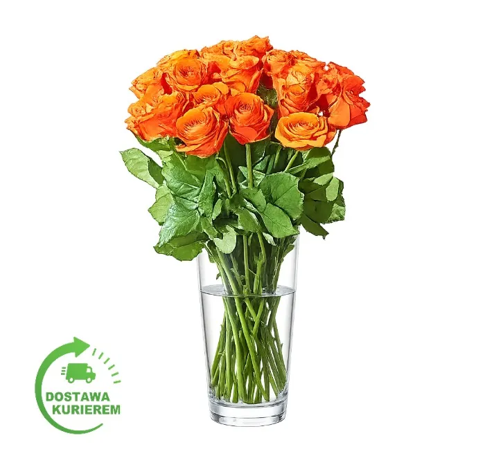 Bouquet of 20 orange roses