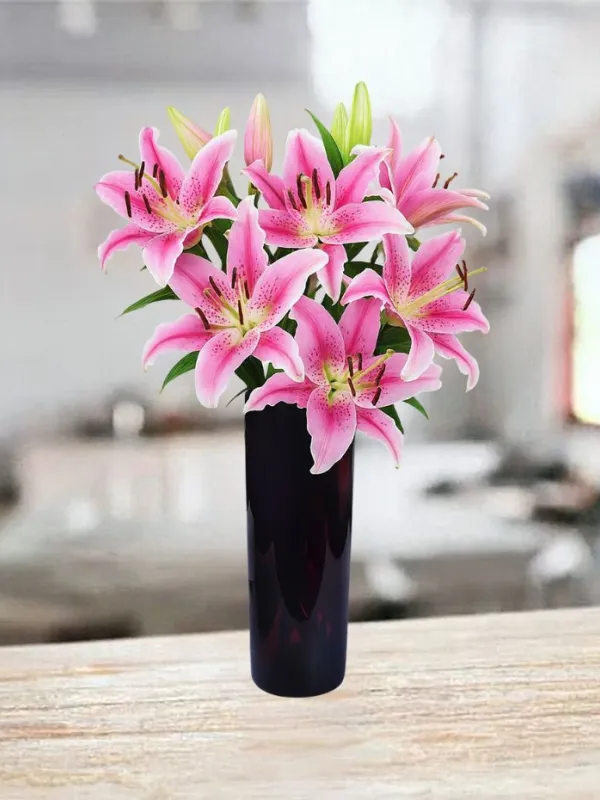 Produkt 7 różowych lilii Zdjęcie