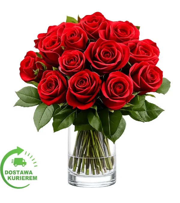Product Bouquet of 15 red roses Image