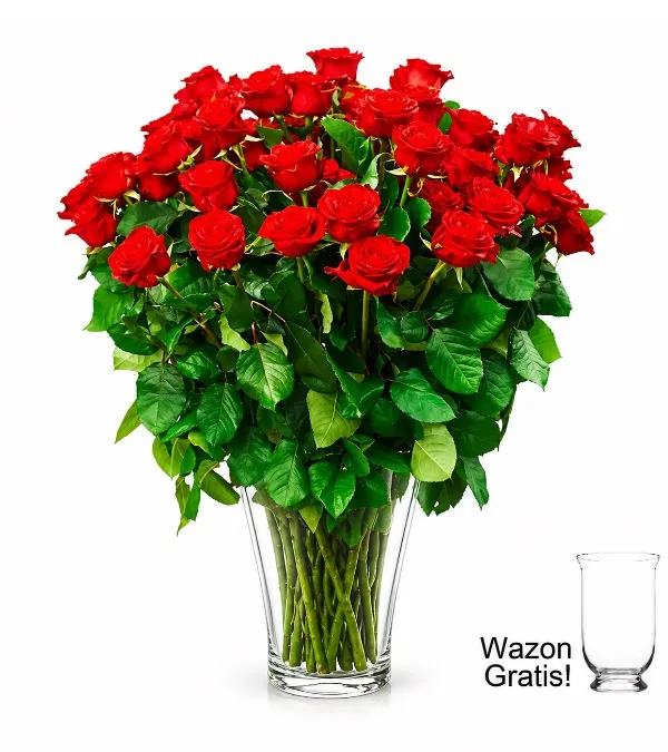 Produkt 60 Czerwonych Róż - Niemcy Zdjęcie