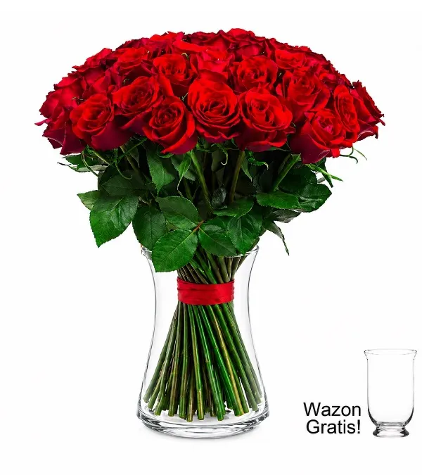 Produkt 40 Czerwonych Róż - Niemcy Zdjęcie