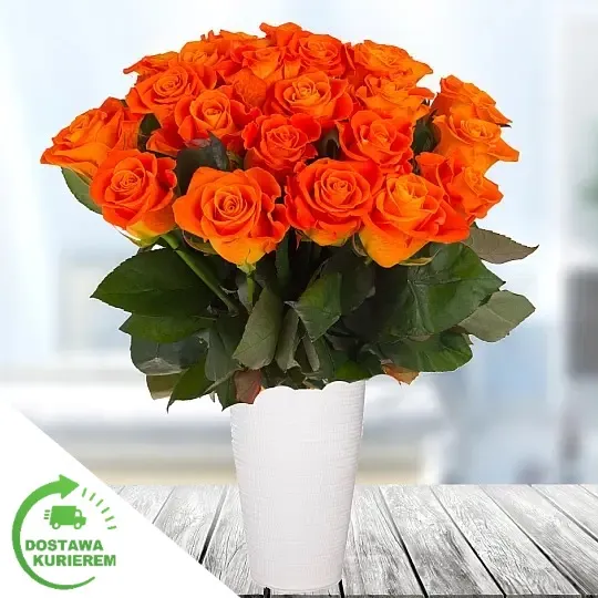 Produkt Bukiet 25 herbacianych róż Zdjęcie