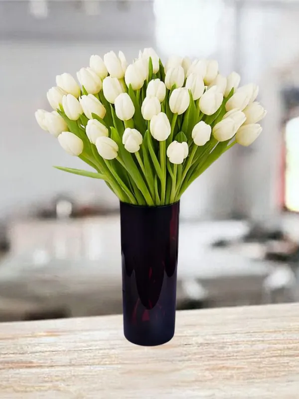 Produkt 30 białych tulipanów Zdjęcie