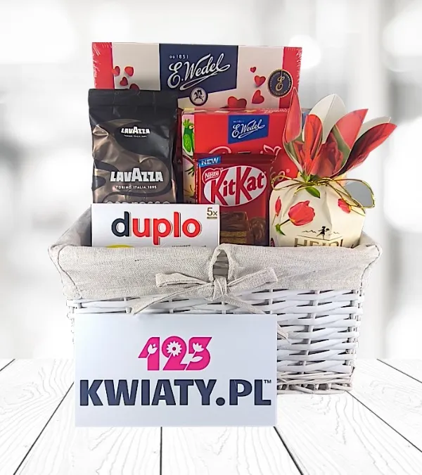Kosz Prezentowy „Kawa i Słodka Chwila”