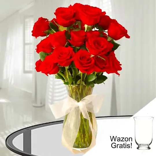 Produkt 20 Czerwonych Róż - Niemcy Zdjęcie